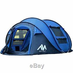 Tents 3-4 Family Camping Person/People/Man Instant Pop Up Easy Quick Setup, 2