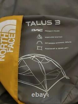 The North Face Talus 3 Backpacking Camping 3 Man Tent with Footprint & rain cover