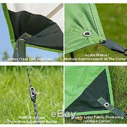 Topnaca Lightweight Camping Tarp Shelter Beach Tent Sun Shade Awning Canopy with