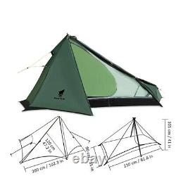 Trekking Pole Poleless Tent Bike Bicycle Backpacking Camping Light 1 Man Person