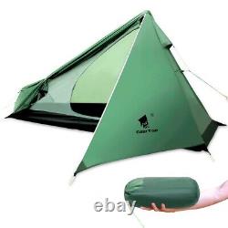 Trekking Pole Poleless Tent Bike Bicycle Backpacking Camping Light 1 Man Person