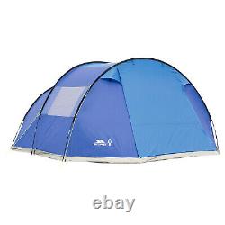 Trespass 6 Man Camping Tent Waterproof 2 Bedroom Hiking Festival Torrisdale