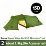 Tunnel Tent Outdoor 2-3 Person Camp Tent 20D Silicone/210T Polyester fabric Tent