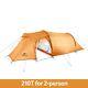 Tunnel Tent Outdoor Camping Tent 20D Silicone Nylon Thick Ultralight Travel Tent