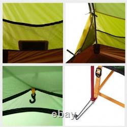 Tunnel Tent Outdoor Camping Tent 20D Silicone Nylon Thick Ultralight Travel Tent