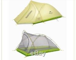 Two 2 Person Man Ultra Lightweight Camping Tent Hiking Trekking Travel Survival