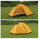 Ultralight Backpacking Tent 3 Season 1 Man Tent Camping YELLOW 1.8 kg