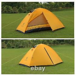 Ultralight Backpacking Tent 3 Season 1 Man Tent Camping YELLOW 1.8 kg