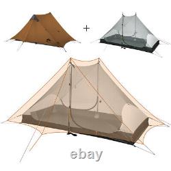 Ultralight Camping Tent 2 Men Waterproof 4 Season Outdoor Hiking Travel Tents US