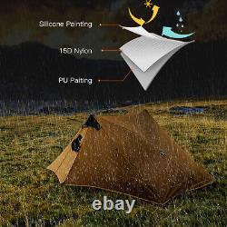 Ultralight Camping Tent 2 Men Waterproof 4 Season Outdoor Hiking Travel Tents US