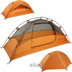 Ultralight One Person Backpacking Tent Hiking Tent for One Man Multi color New