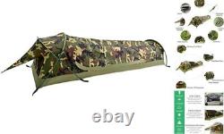 Ultralight Single Person Bivy Tent for Camp Waterproof 1 Man Tent Camouflage