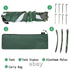 Ultralight Single Person Bivy Tent for Camp Waterproof 1 Man Tent for Green