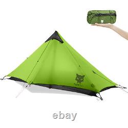 Ultralight Tent Professional Hiking Tent for 1 Man Camping Double Layer 2023