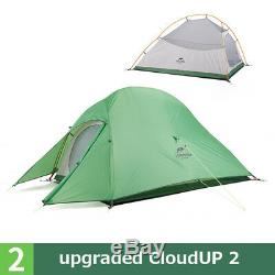 Upgraded CloudUP Tent 1 to 3 Man Waterproof Double Layer Camping Dome Tent
