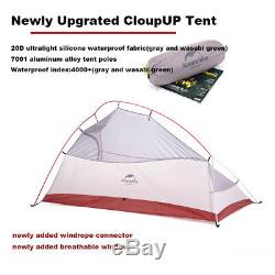 Upgraded CloudUP Tent 1 to 3 Man Waterproof Double Layer Camping Dome Tent