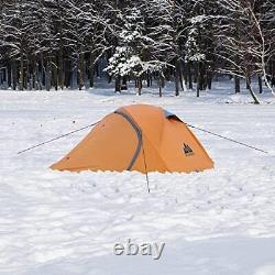 Waterproof 4 Season 2 Person Camping Tent Ultralight Backpacking 4 Season Tent