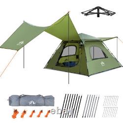 Waterproof Automatic 2-3 Men Outdoor Instant PopUp Tent Camping Hiking Canopy US