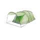 Yellowstone 4 Man Camping Tent With 2 Side Doors Green