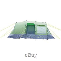 Yellowstone Lunar 4 Man Camping-Zelt mit 2 Seitentüren Grün