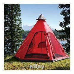 Yellowstone Teepee Tipi Style Tent 4 Man Berth Person Camping Festival Wigwam